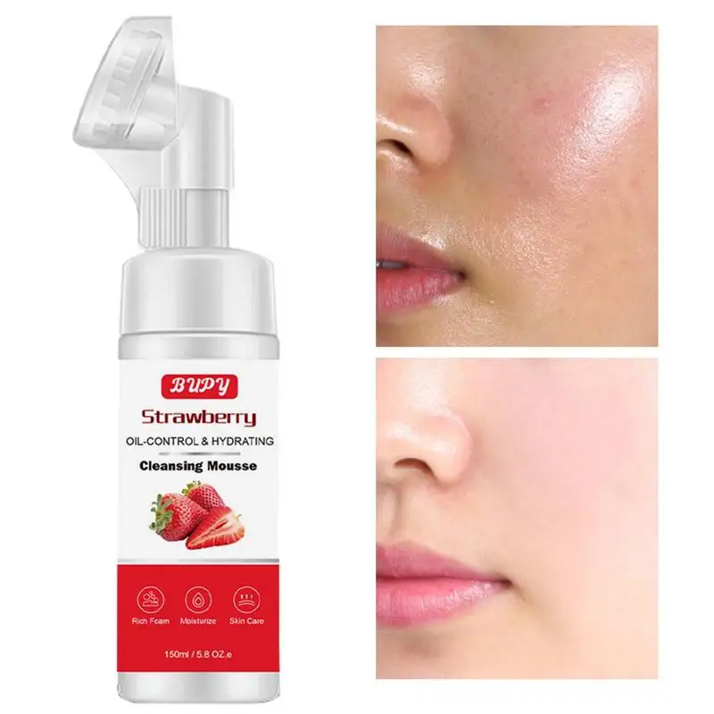 

Cleansing Mousse Face 150ml Gentle Moisturizing Foam Cleanser Facial Cleansing Washes For All Skin Types Hydrating And