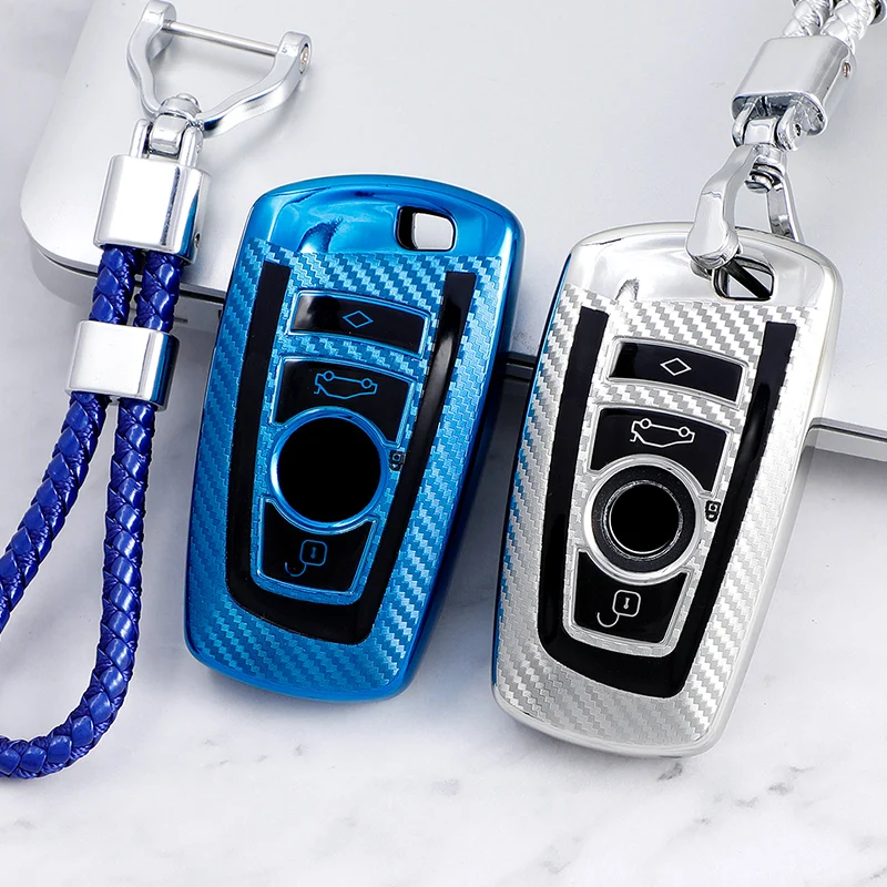 

For BMW 520 525 F30 F10 F18 118i 320i 1 3 5 7 Series X3 X4 M3 M4 M5 Car Smart Key Case Cover Fob Bag Shell Protector