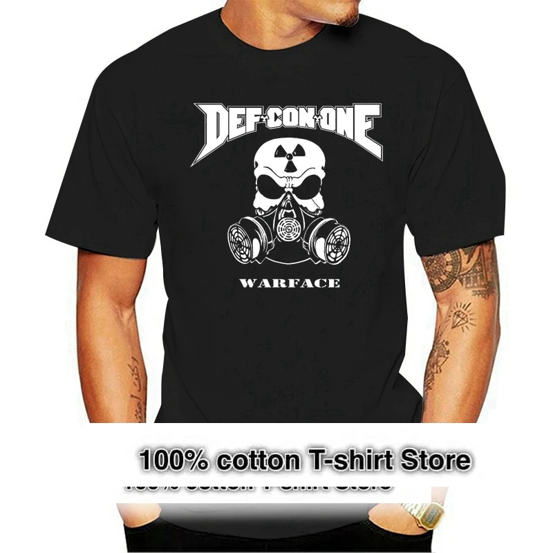 

Футболка Def Con One Warface 2012 с обложкой альбома, Мужская Женская Мужская мультяшная повседневная короткая рубашка с круглым вырезом