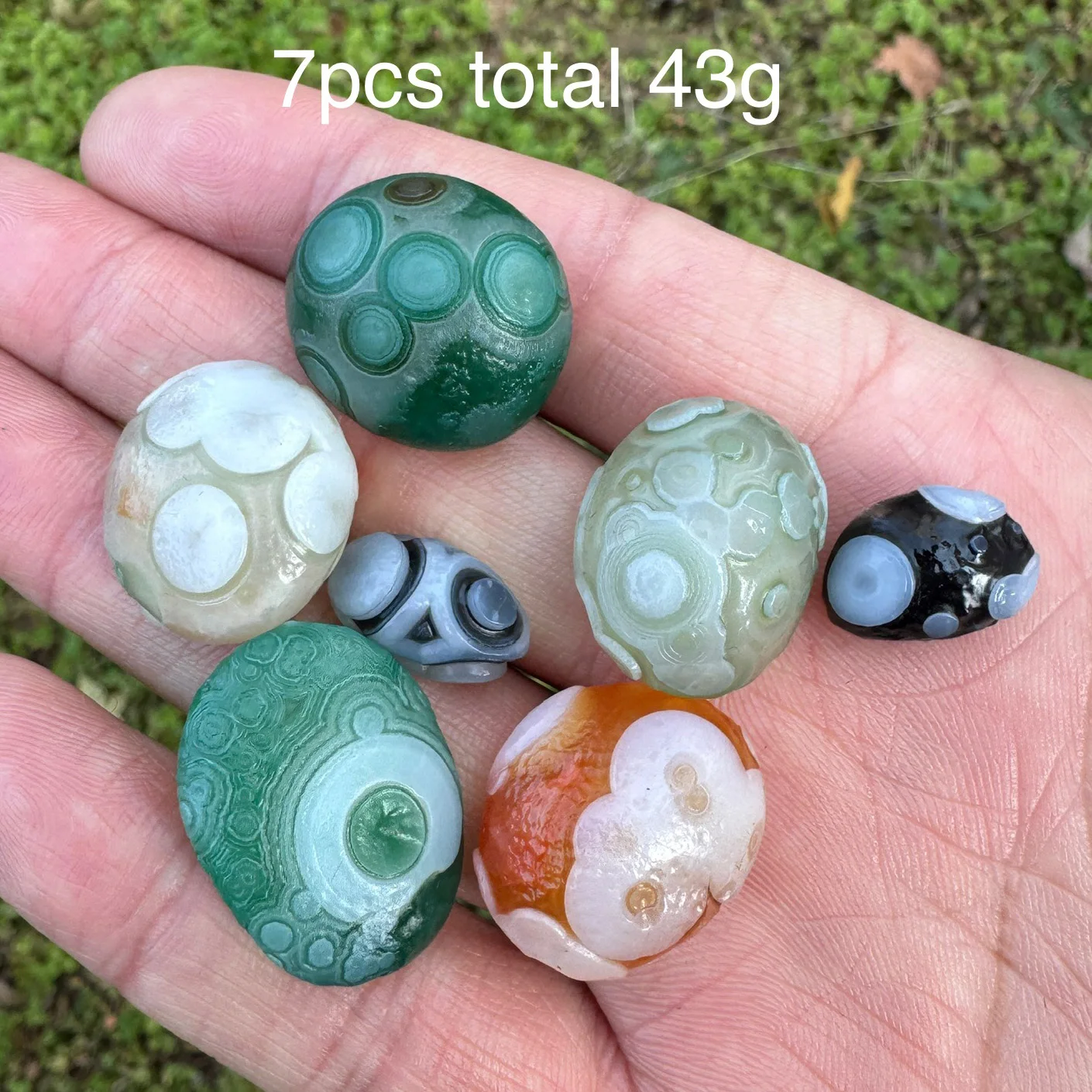 

Зеленый Сардоникс Алькса Гоби Агат