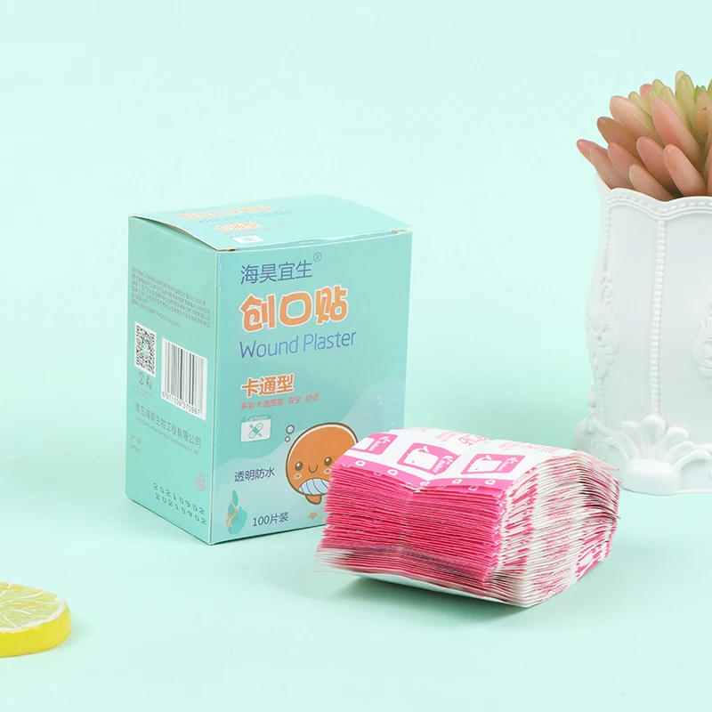 

Пластыри водостойкие клейкие для остановки кровотечения, 100 шт./упаковка