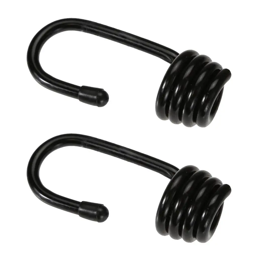 

2pcs Wire Bungee Cord Hook for 8mm Shock Cord, Plastic Coated