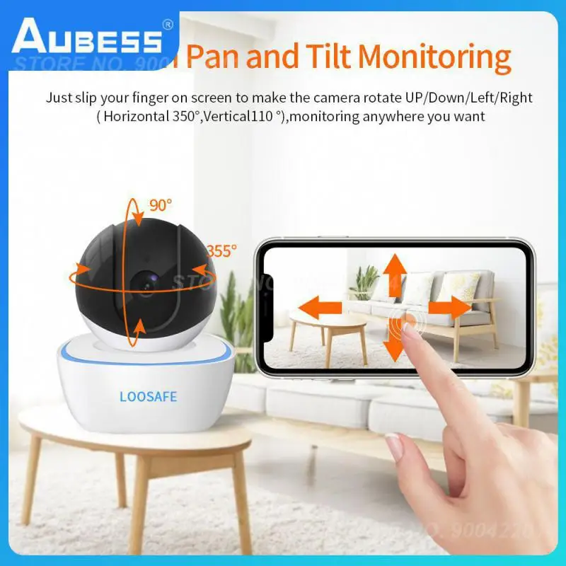 

Network Surveillance Cam Smart Reminders 2mp Fixed Focus Tuay Wifi 1080p Security Camera Humanoid Detection Voice Alarm