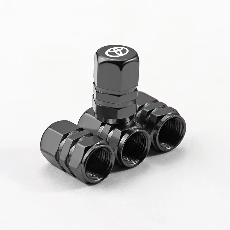 

4 шт. колпачки для автомобильных шин, металлические Стайлинг, крышка воздушных стержней для шин для Toyota Yaris Corolla Prius Auris Camry Avalon Avensis TRD Crown