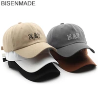 bisenmade baseball cap for men and women outdoor sport snapback hat fashion letter eat embroidery caps hip hop summer visors cap