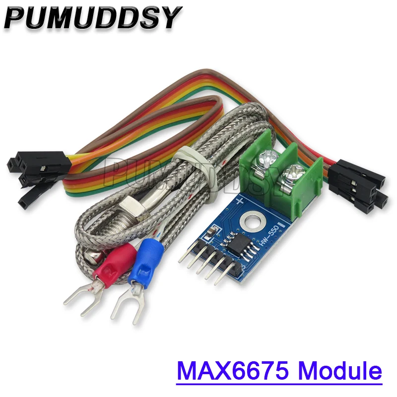 

1 набор, Модуль термопары MAX6675 + Модуль термопары типа K для Arduino