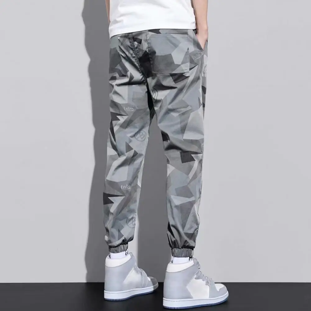 

Stylish Sports Pants Wear-resistant Training Slacks Mid-rise Casual Straight Sports Cargo Pants Versatile