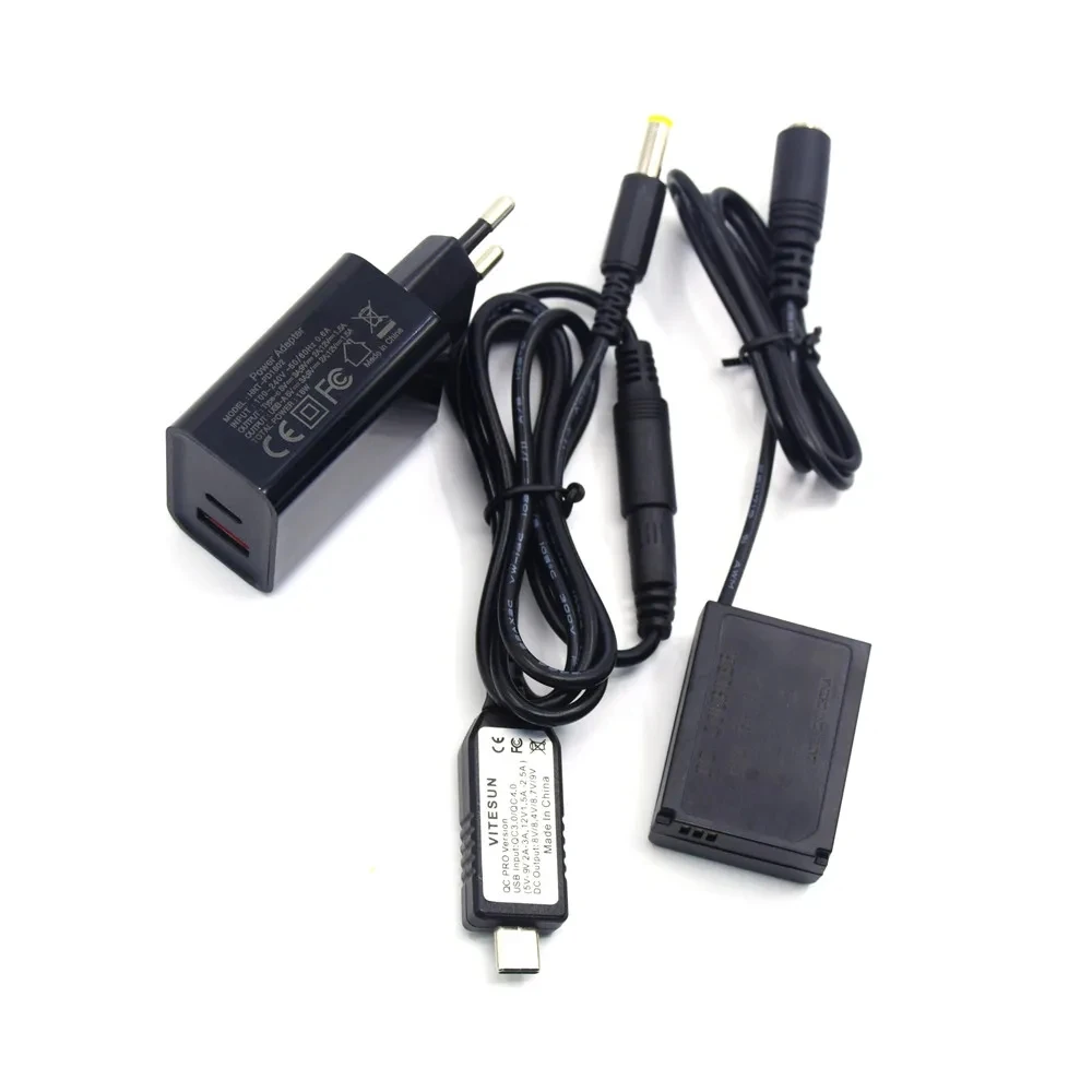 Фальшивый аккумулятор BP-1030 BP1030 + быстрое зарядное устройство PD 9V Decoy цифровой