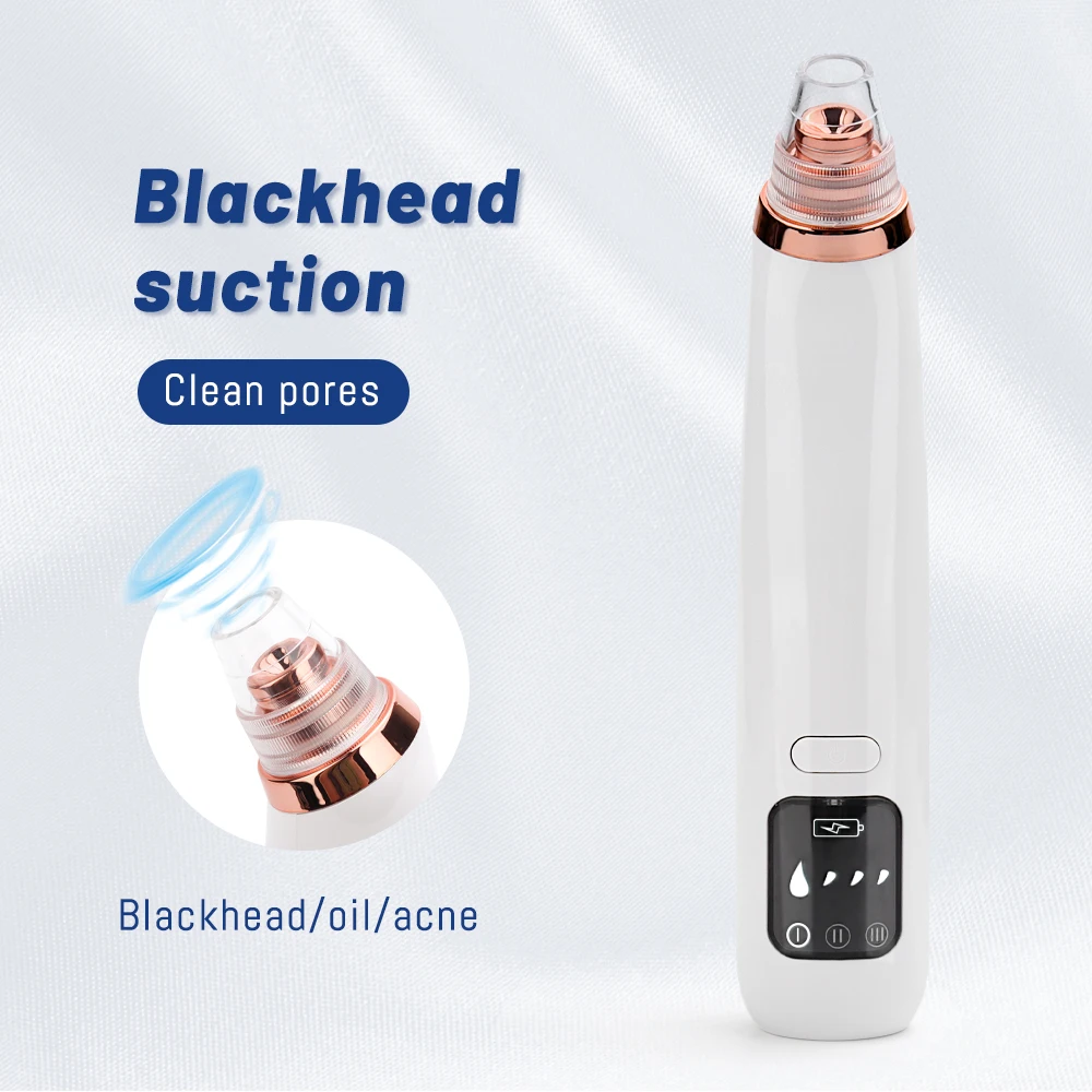 

Blackhead Black Dot Remover Face Pore Vacuum Skin Care Acne Pore Cleaner Pimple Removal Vacuum Suction Tools Face Care