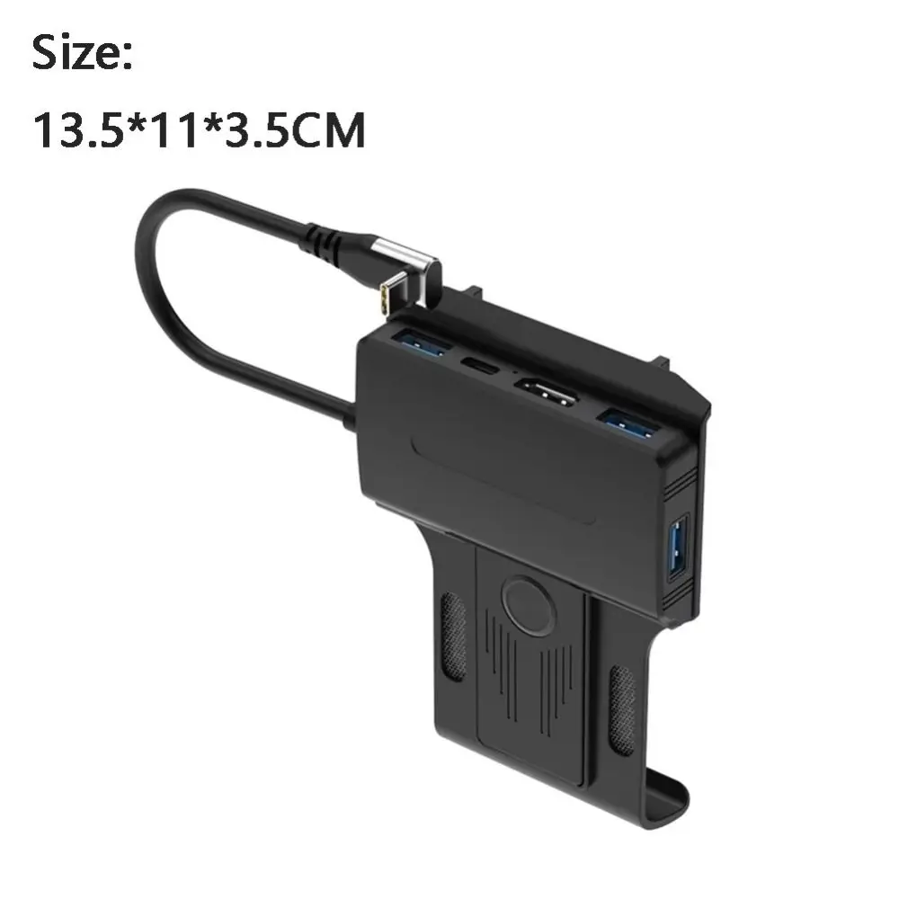 Многофункциональная док-станция 5-в-1 для Steam Deck: USB-C на HDMI 4K@60Hz, USB-C хаб, зарядный хаб, док-держатель, HDMI-адаптер для игровых ТВ-устройств (art.: 3920dbffed82e) - 3920dbffed82e