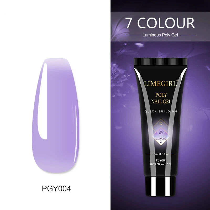

Poly Nail Gel Quick Building Acrylic 7 Color Jelly Gel Finger Extension Camouflage Building Fast Building Gel Polish