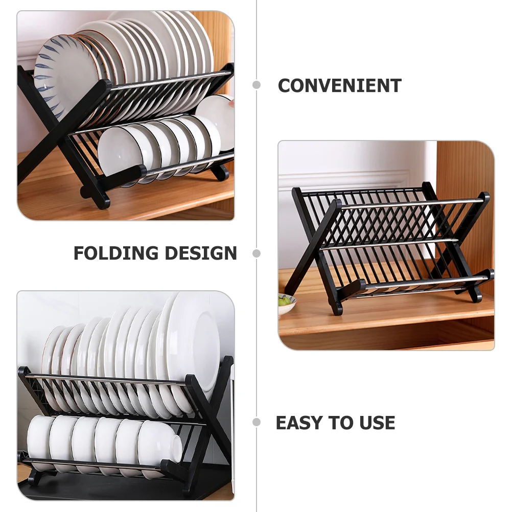 Кухонная полка для посуды ситечки стойки складная сушка простая миска сушки из
