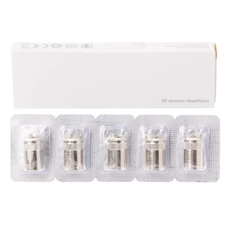 

KX4A 5Pcs/Set Replacement Coil Heads For AIO CUBIS BF SS316 0.5/0.6/1.0/1.5 Ohm