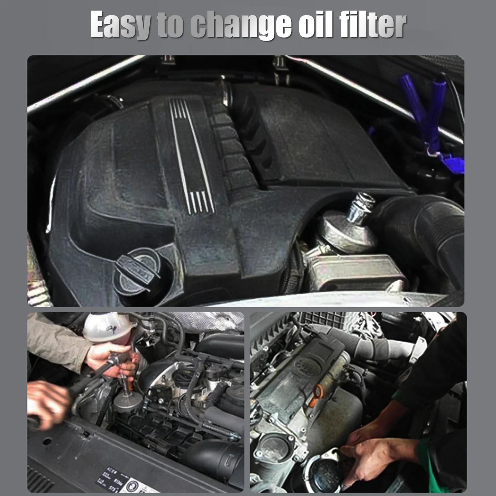 15 шт./компл. ключ для снятия крышки масляного фильтра набор головок гаечный с