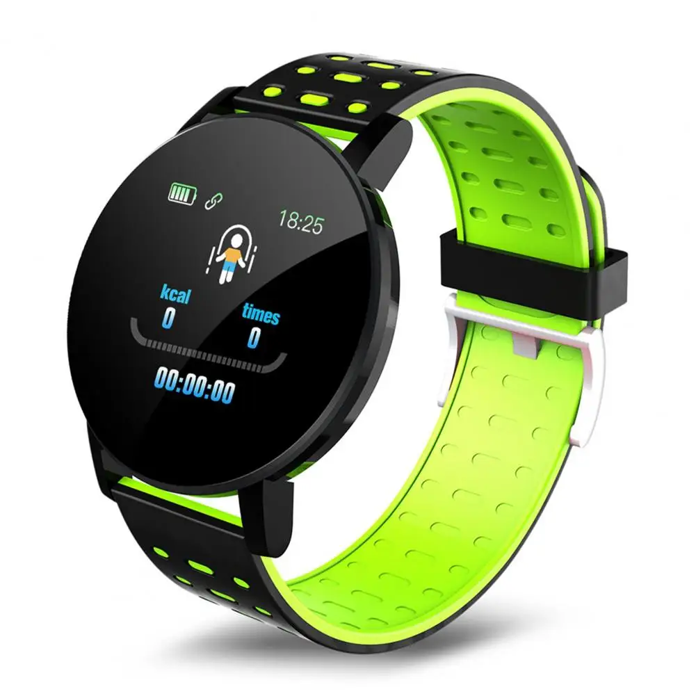 

119 Plus Smart Watch Men Heart Rate Blood Pressure Smartwatch Man Wristband Sports Fitness Bracelet Smartwatch Waterproof