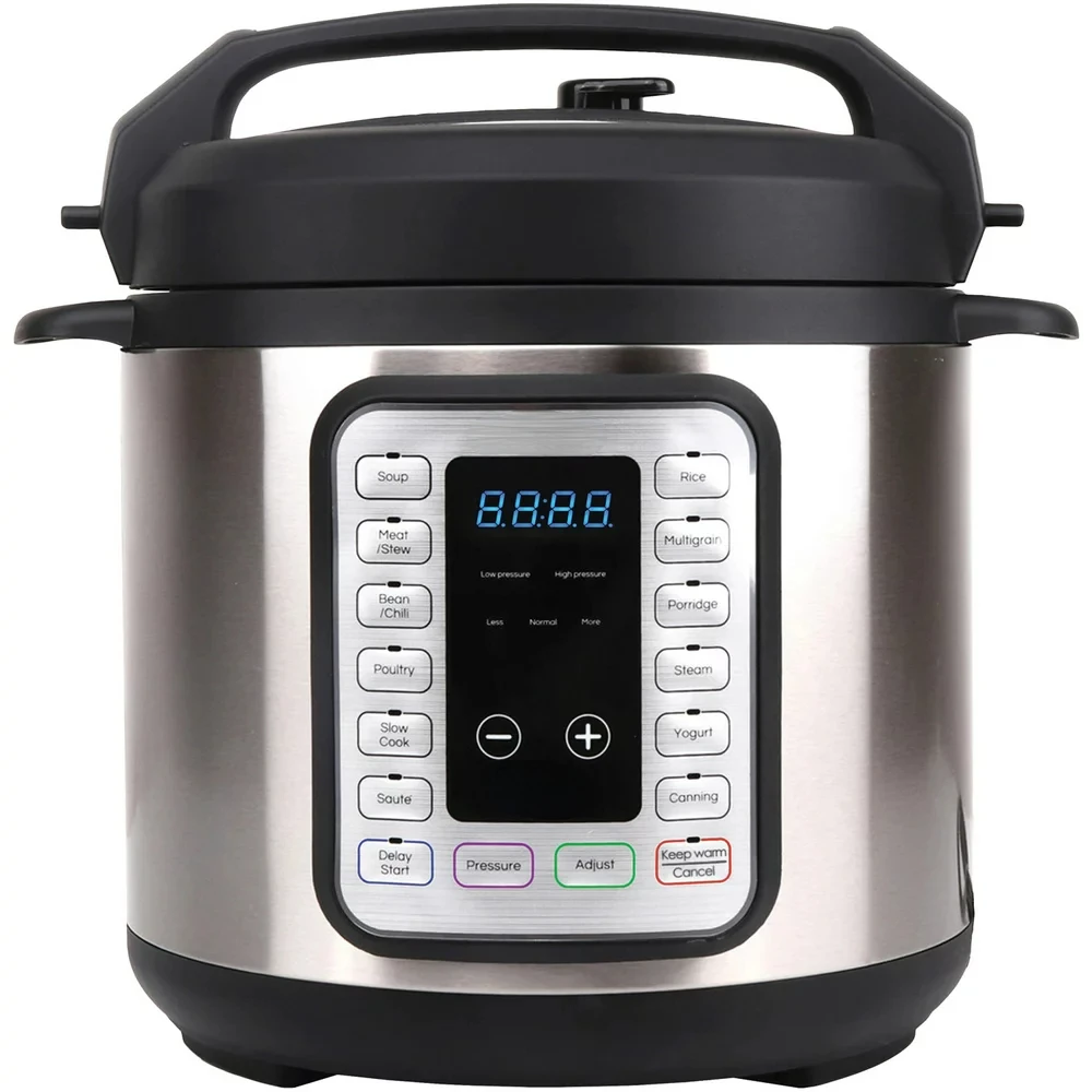 

Easy Pot EPC-636 6Qt 8-in-1 Pressure, Slow, Rice, Egg Cooker, Sauté, Steam, Yogurt, and Food Warmer