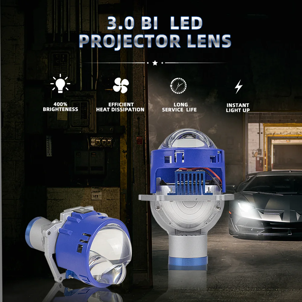 65 Вт 6000K 3 дюйма гипербоновая лампа Проекционные линзы лампы для автомобильных