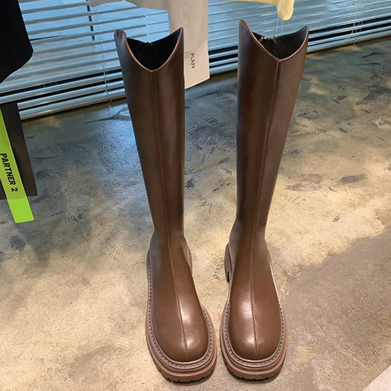 

Женские низкие Туфли на молнии сзади, с круглым носком