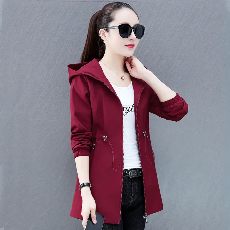 Новинка 2025 года повседневная куртка женская весенне-осенняя модная ветровка