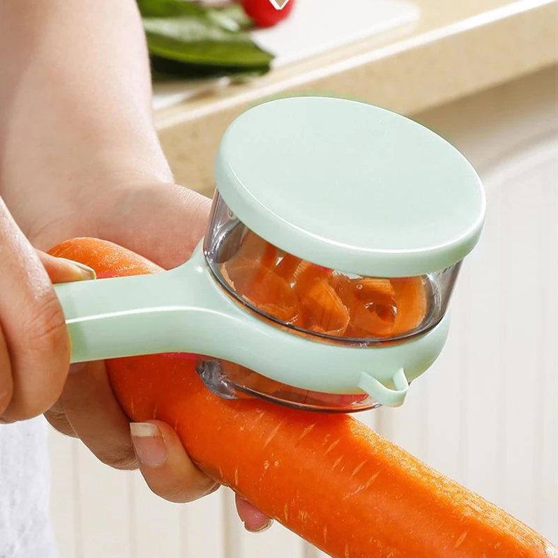 Многофункциональный нож для очистки овощей с коробкой хранения ручной яблок