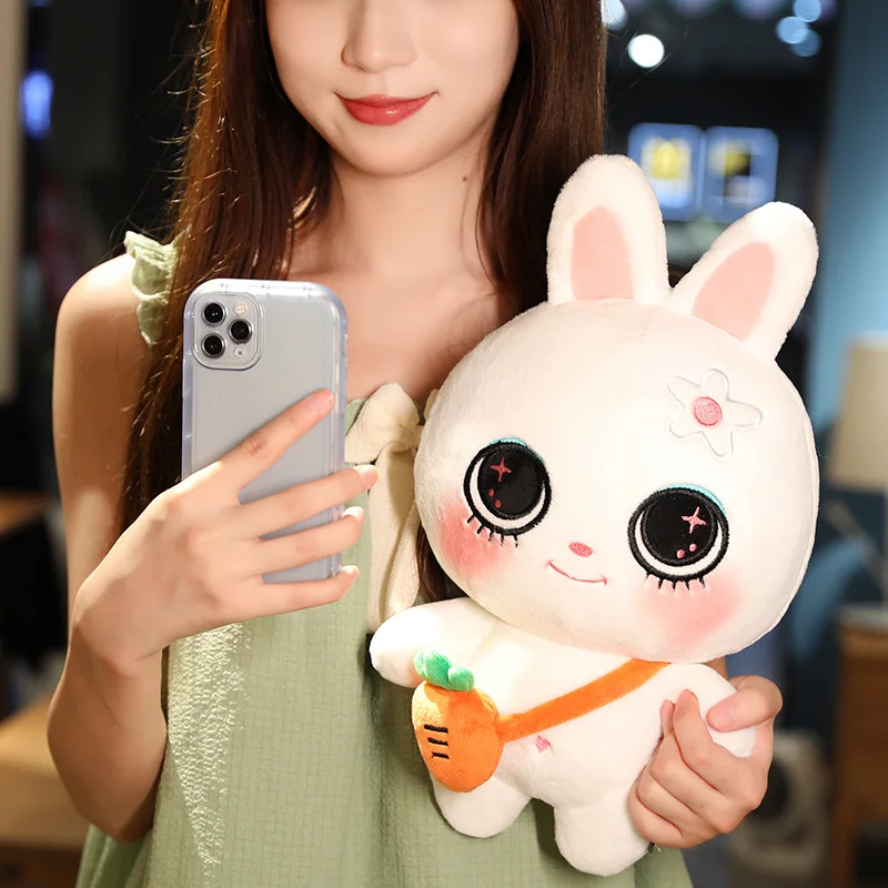 

1 шт. 30/35 см Kawaii мягкие животные панда утка кролик с сумкой мягкие игрушки животные домашний декор для детей подарок на день рождения Рождество