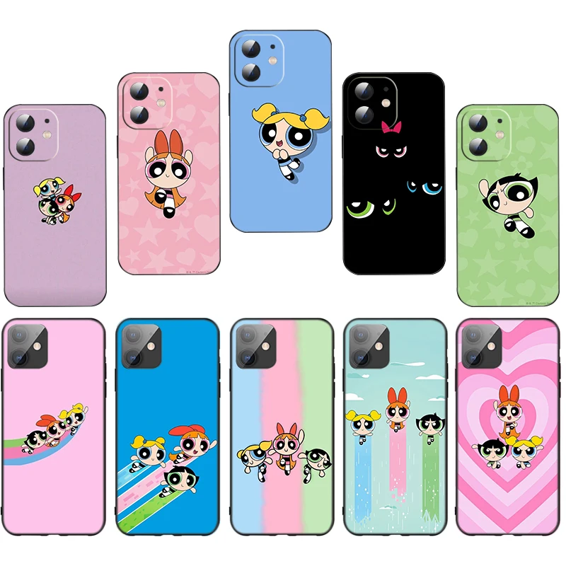 F18 The Powerpuff G-Girls2 Soft Silicone Case for iPhone X XS XR Pro Max 8 7 6 6s Plus SE Cover