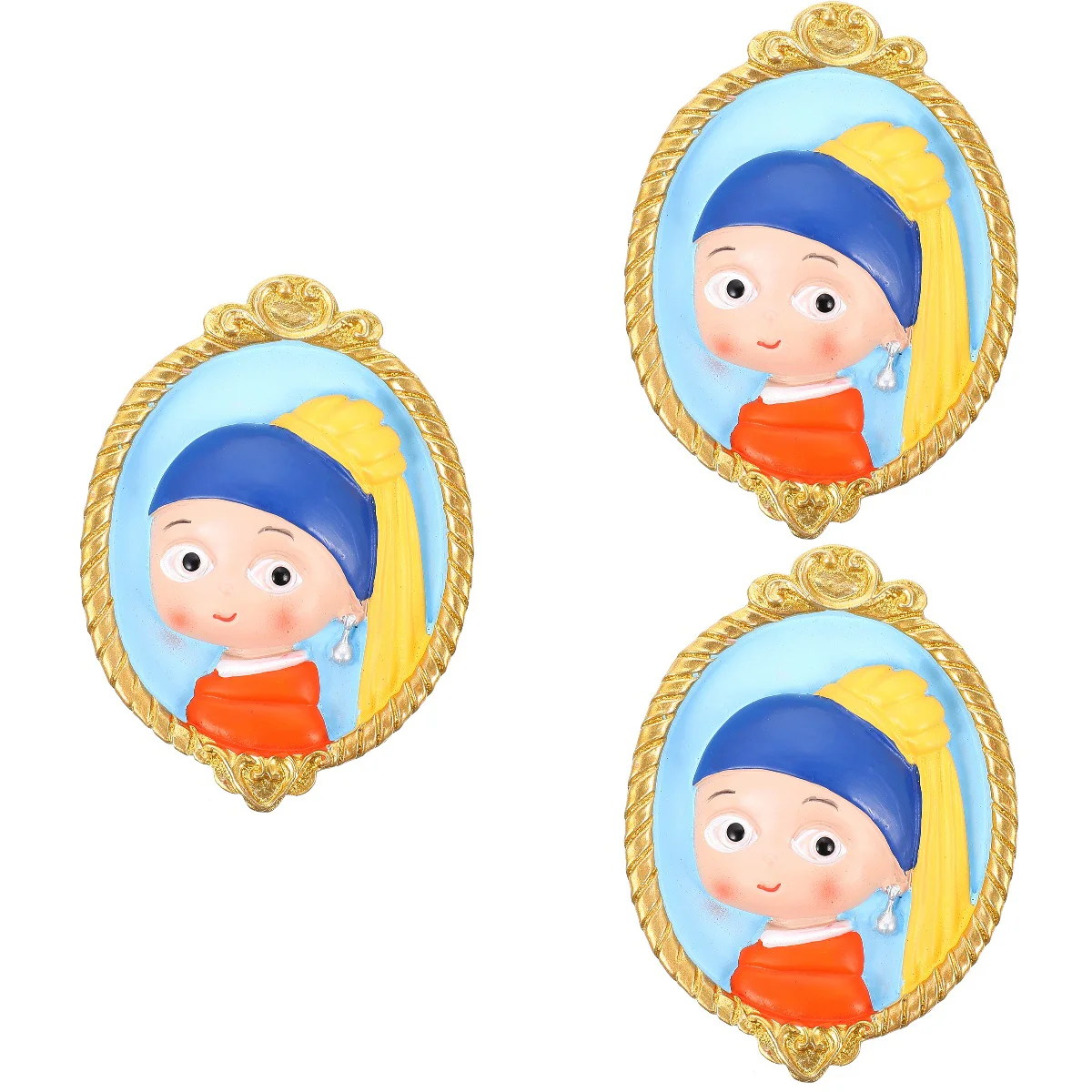 

3x Kitchen Small Magnets Whiteboard Magnets Fridge Magnet Adorable Refrigerator Magnet 3D Refrigerator Decor