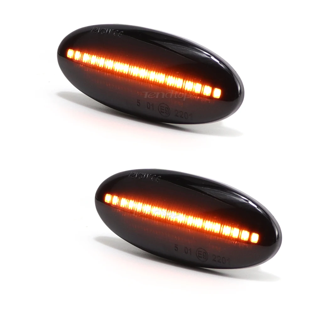 Динамические светодиодные боковые габаритные огни для Nissan Qashqai Dualis Juke Micra March CUBE