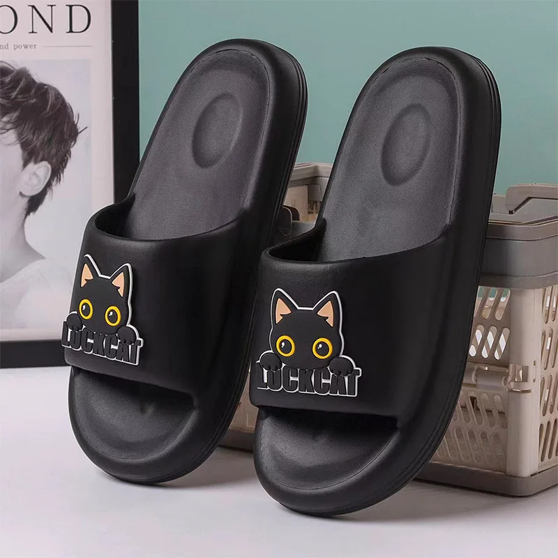 Слипоны на толстой подошве из ЭВА для мужчин и женщин модные тапочки мягкая