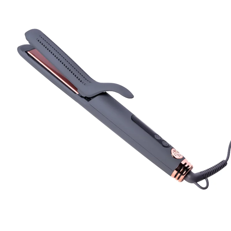 

Hairitage Go With The Flow 2-in-1 Ceramic Tourmaline Flat Iron Hair Straightener & Curling Iron Styling Tool