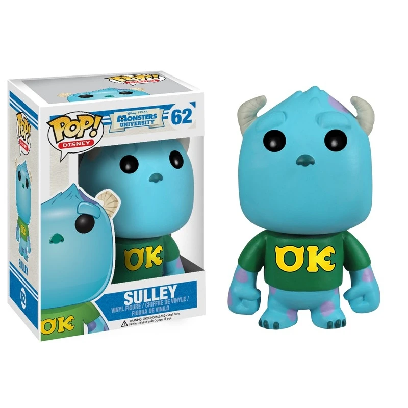 Фото Новинка 2026 года: Funko POP Monsters University Disney # 05 Майк Вазовски # 61 Салли # 62 виниловые фигурки Салливана, игрушки, куклы, подарки №5