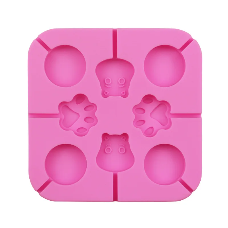 8 шт. круглые силиконовые формы в виде панды |