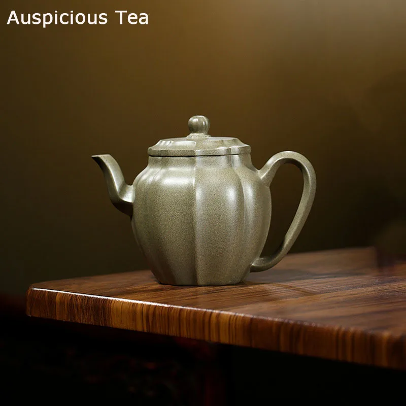 

280 мл Подлинная исинская сырая руда пепла Чистящая грязь Zisha чайный горшок ручной работы бытовой искусственный чайный набор чайная церемони...