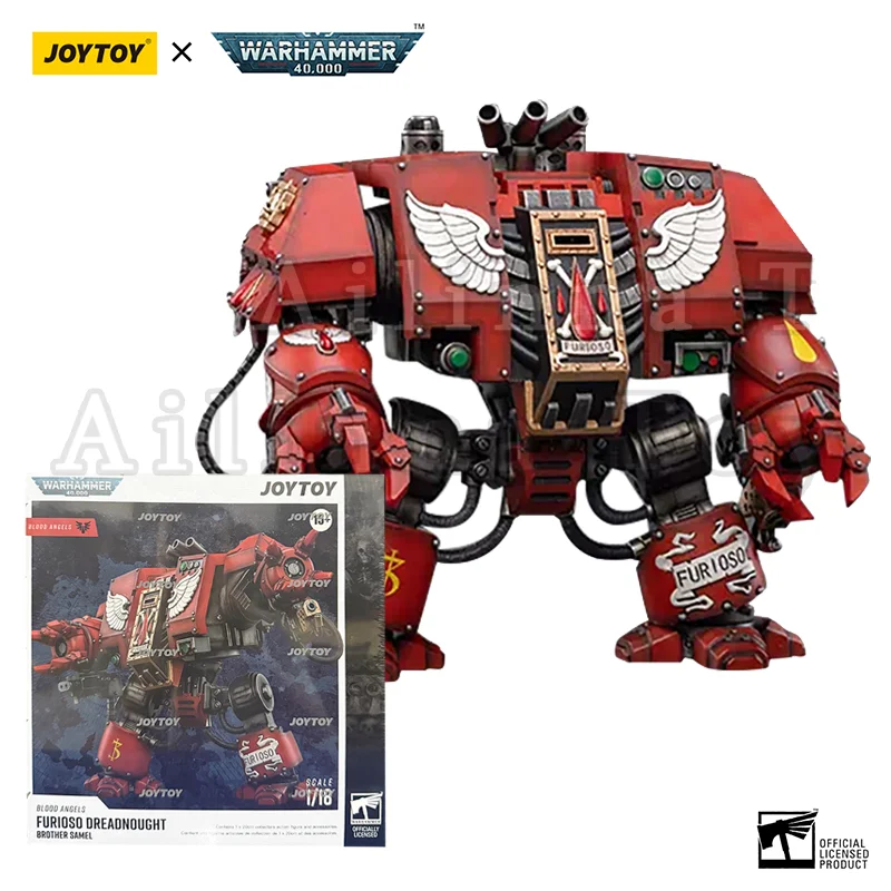 JOYTOY 118 Фигурка Меха 40K Blood Angels Furioso Dreadnought, переизданный вариант, коллекционная модель из аниме. (art.: 3920da45a2fd8) - 3920da45a2fd8