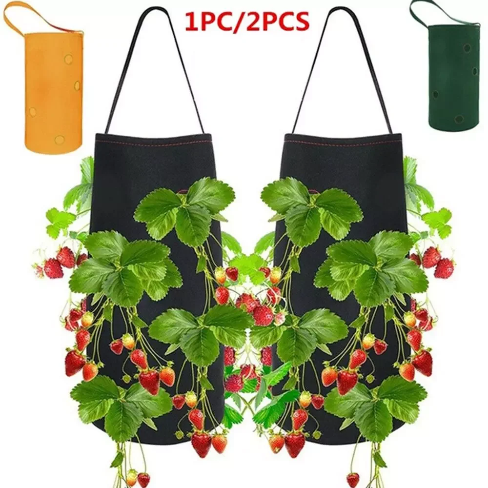 

Non-Woven Multi-Port Container Bag Flower Planting Bag Strawberry Planting Bag Hanging Spring Balcony Vegetable Sweet Potato