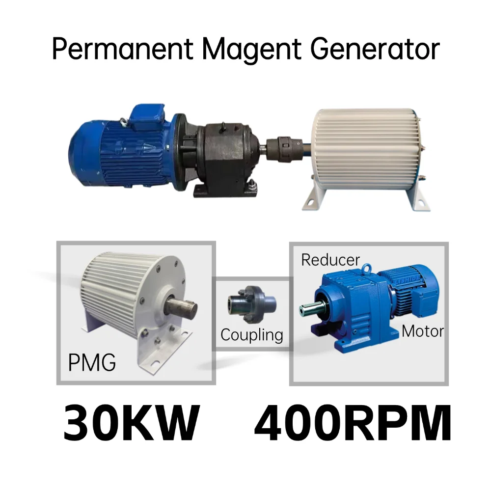 Генератор с постоянным магнитом 30000 Вт 20 кВт 220 В 230 500 об/мин 400 динамо-машина