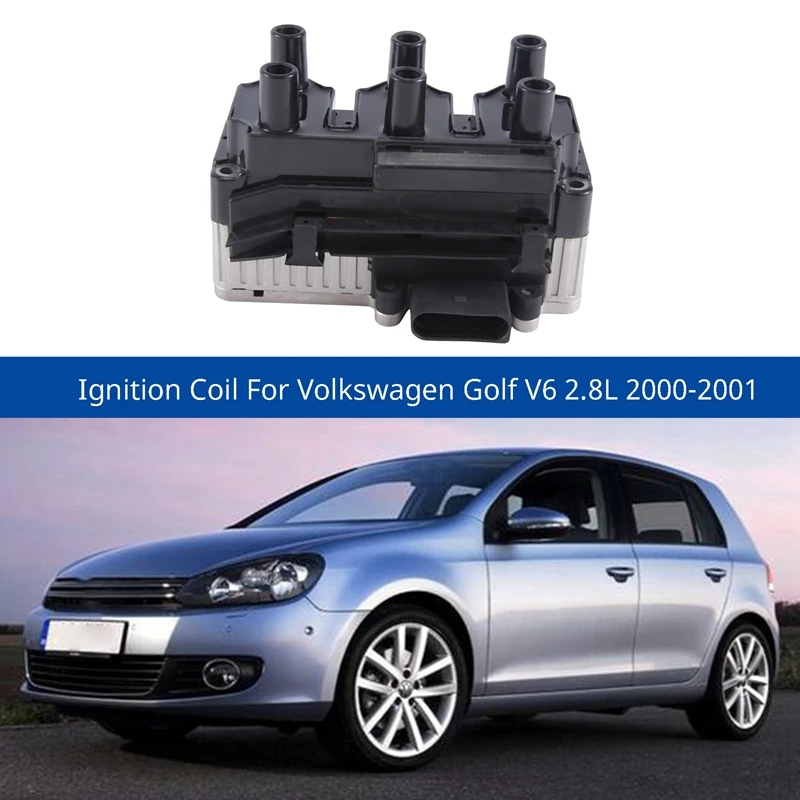 Катушка зажигания для автомобиля UF338 2000-2001 Volkswagen Golf V6 2.8L 021905106C