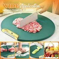 pe mildew proof household fruit kitchen non slip bone chopping board plastic chopping round chopping board emerald cutting board