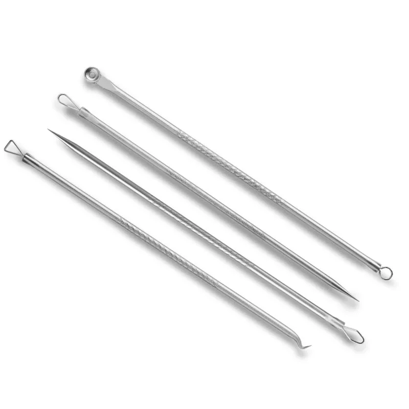 4 шт. иглы для удаления черных точек из нержавеющей стали |