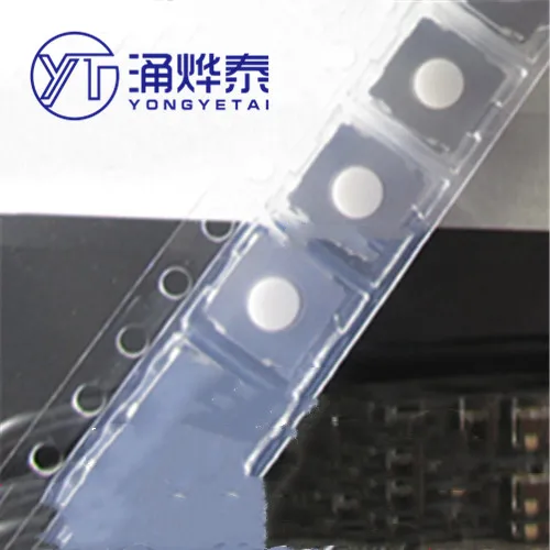 

YYT 10PCS Tact switch SKRAALE010 6*6*3.4 white soft silicone head car button