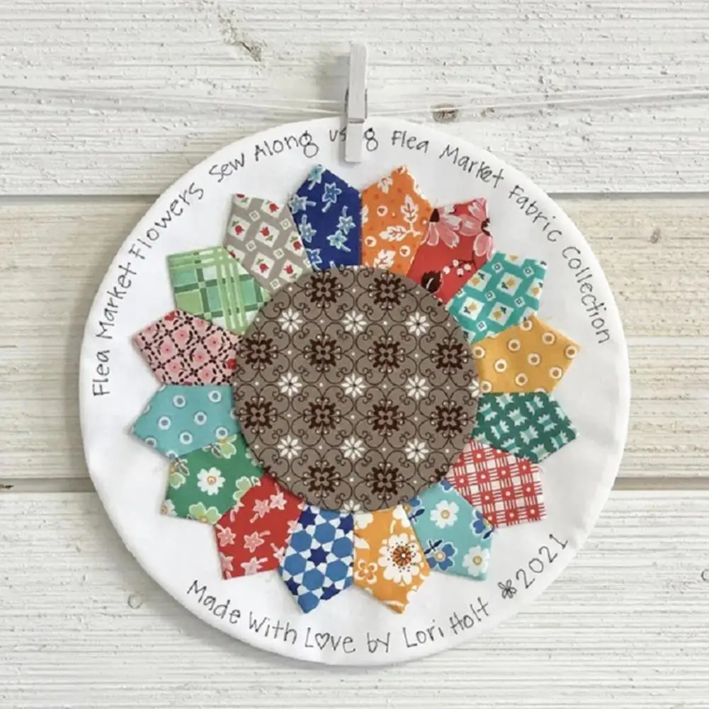 

Good Reusable Universal DIY Sunflower Domestic Sewing Ruler Alignment Tool Patchwork Ruler Quilting Rulers 1 Set