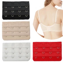 3/4/5/6 pçs feminino lingerie sutiã extensores cinta 4 ganchos 3 linha alongar extensão do sutiã roupa interior feminina intimate sutiã accessoires (4)