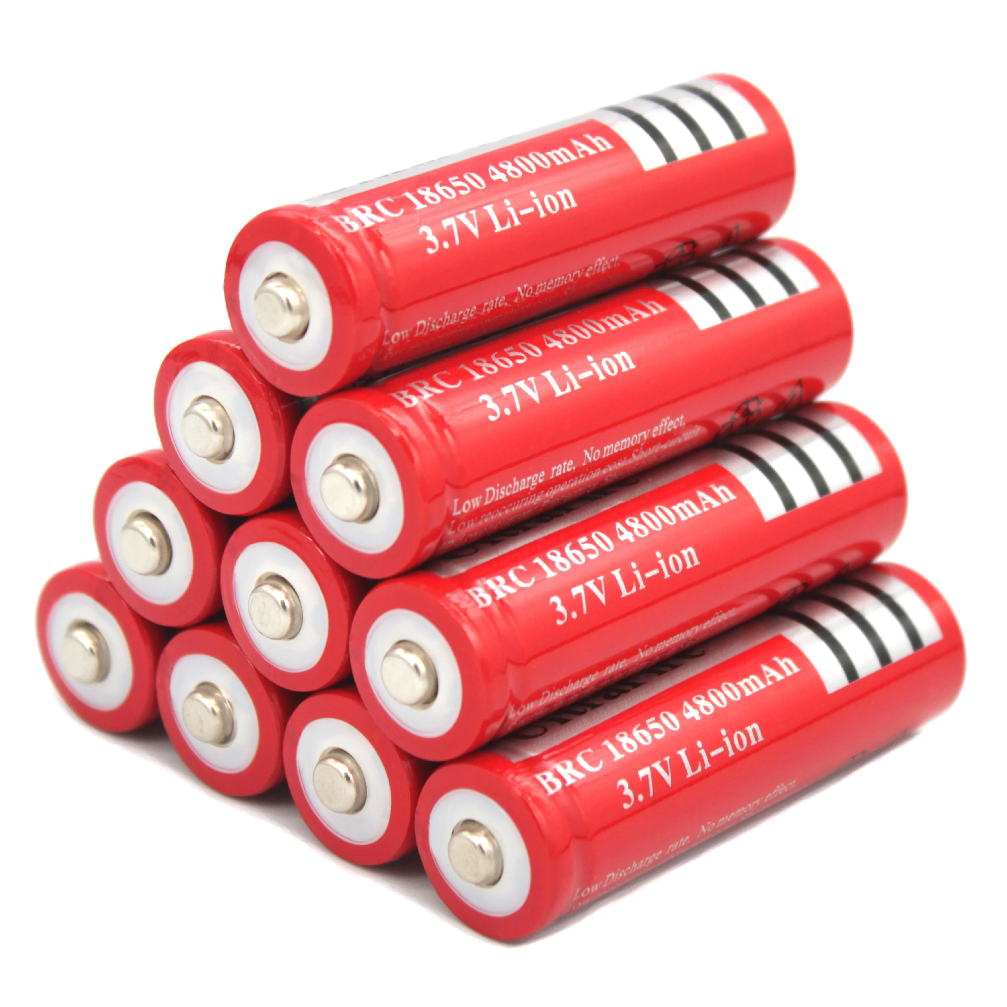 100%. Оригинал. Brc18650.аккумулятор de.litio.3.7V.voltios.4800mah.recargable.de.Li-ion для elban. Potenza. linterna. |