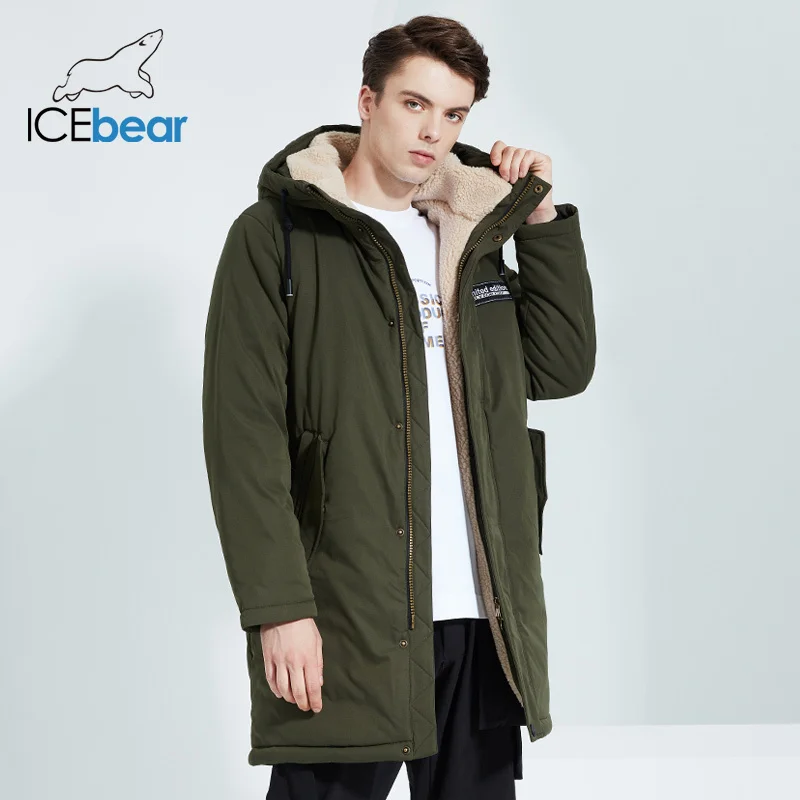 

ICEbear 2023 New men's Winter Jacket stylish Shorts Coat Windproof and Warm Male Brand Clothing MWC20887D
