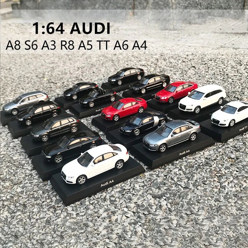 Модель автомобиля 1:64 KYOSHO Audi A3 A4 A8 R8 S6 TT трансформер A5 Q7 из сплава коллекционные