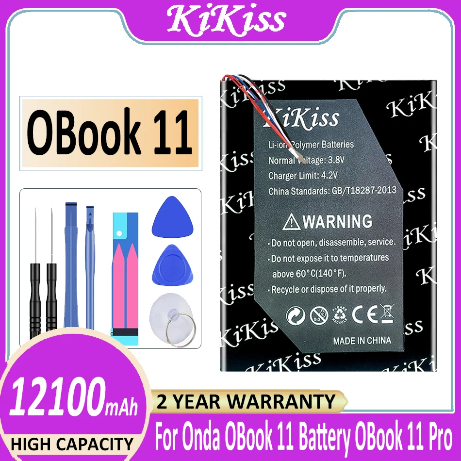 

Original KiKiss Battery OBook 11 12100mAh For Onda OBook 11 Pro/11 Plus OBook11 Pro OBoo11 Plus Laptop Bateria