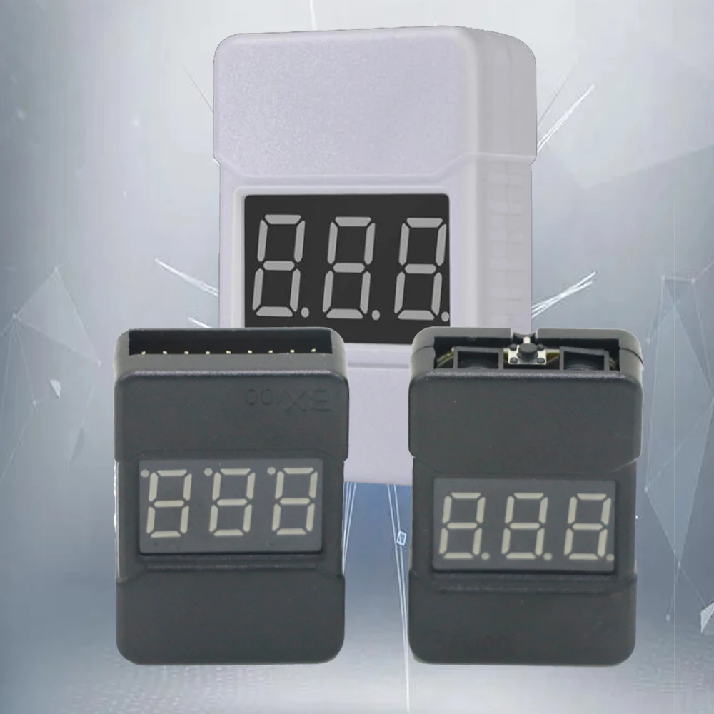 

1pcs 2 pcs Low Voltage Buzzer Alarm/ Battery Voltage Checker /BX100 1-8S Lipo Battery Voltage Tester with Dual Speakers