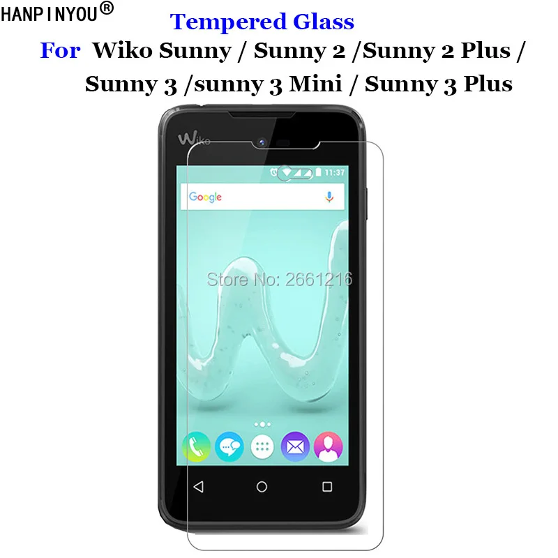 

For Wiko Sunny 2 3 Plus Sunny2 Sunny3 Sunny 3 Mini Sunny 3Plus Tempered Glass 9H 2.5D Premium Screen Protector Protective Film