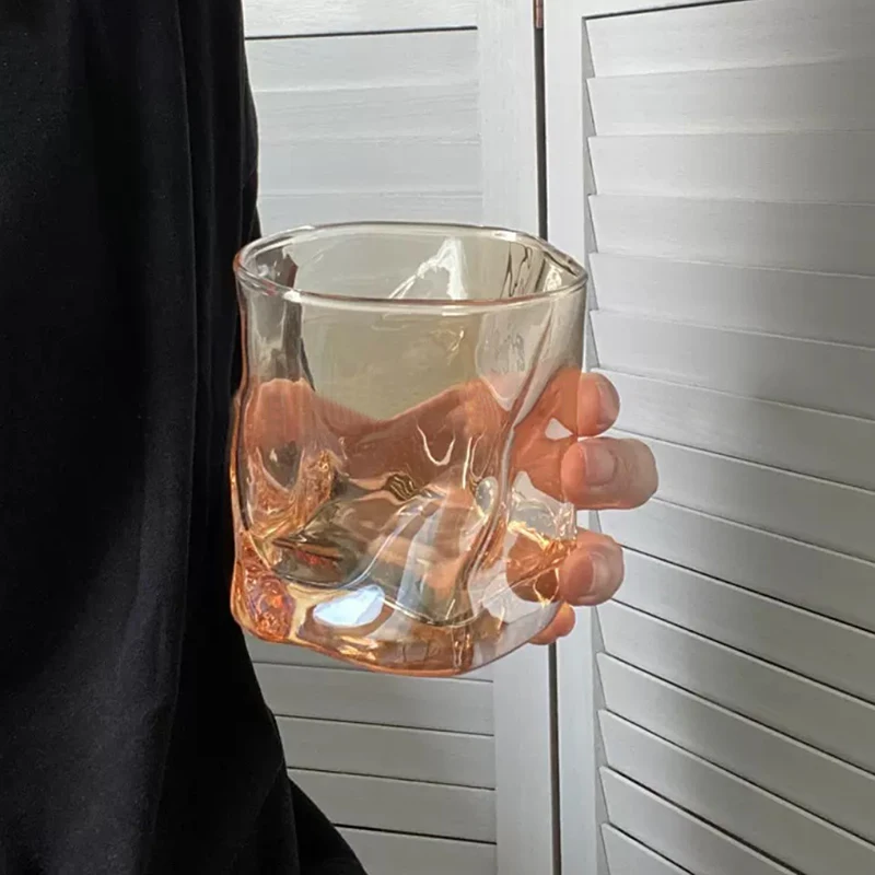 280 мл комплект из 2 шт. янтарная витая чашка чашки для сока молока напитков посуда