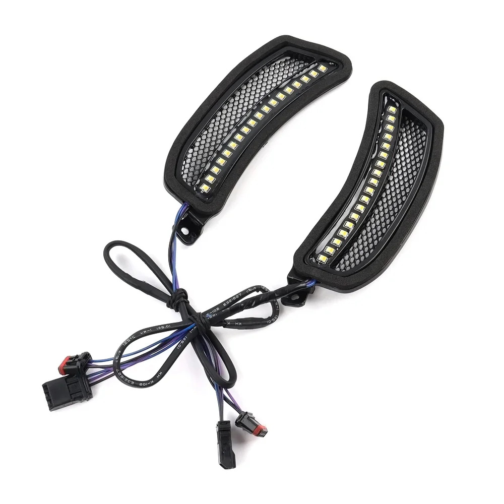 

Индикатор акцента вентиляционного отверстия мотоцикла, накладка, светодиодная фара Tracer для Harley El Diablo FXRST Softail Low Rider ST FXLRST 2022-24